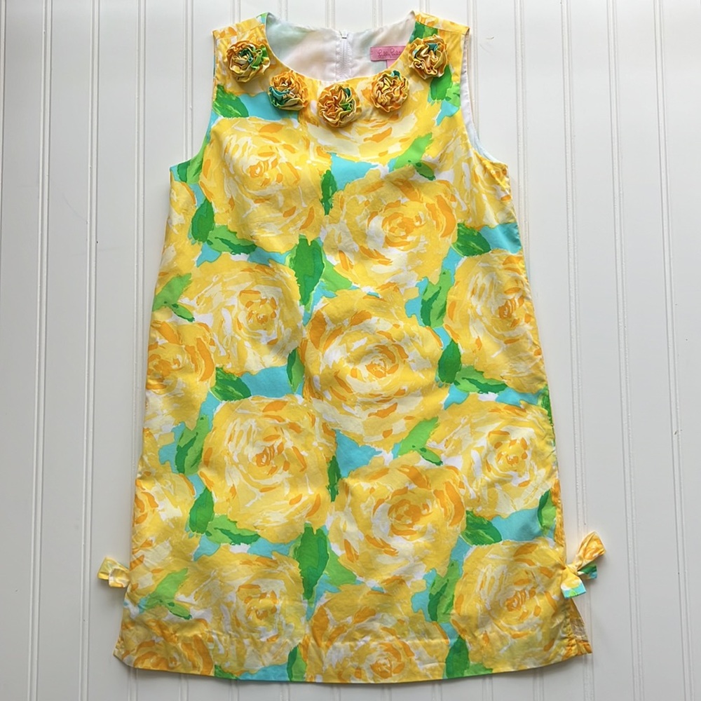 Lilly Pulitzer Sunglow First Impressions girls dress size 10